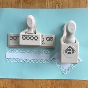 Martha Stewart Double Loops Punch Around The Page Set of Paper Punches